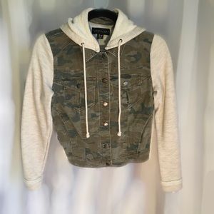 Tinseltown Denim Couture Camo Hoodie
